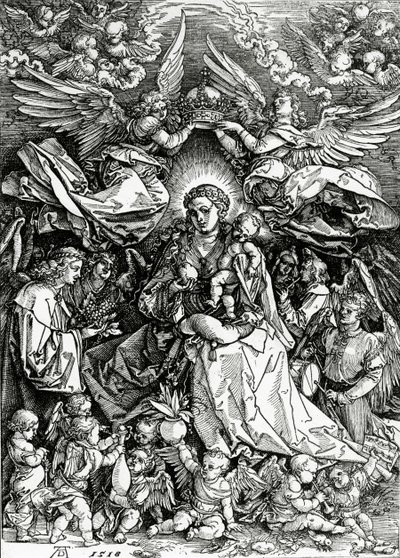 The Coronation of the Virgin and Child by Albrecht Dürer